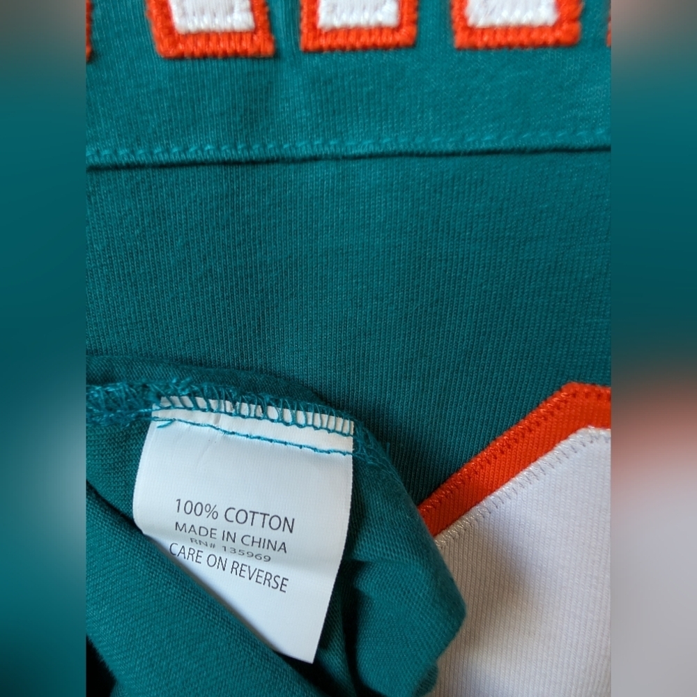 Mitchell & Ness Dan Marino #13 Miami Dolphins Throwback Jersey (3XLT) - Picture 7 of 8